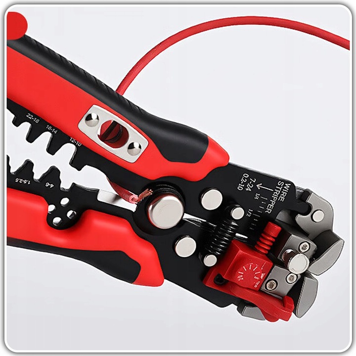 ŚCIĄGACZ IZOLACJI SZCZYPCE ZACISKARKA KABLI PRZEWODÓW AUTOMAT 0,2 -