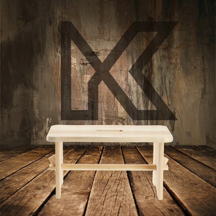 TABORET DREWNIANY KUCHENNY STOŁEK KRZESŁO 39cm SOLIDNY PODEST RYCZKA