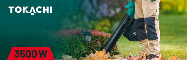 DMUCHAWA ELEKTRYCZNA DO LIŚCI 3500W OGRODOWA 3W1 ODKURZACZ