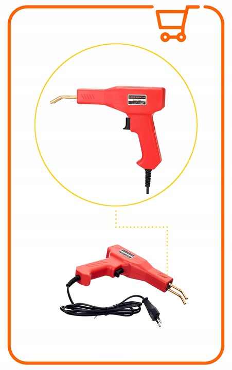 Zestaw Spawarka do Plastiku Zgrzewarka Zszywarka Lutownica do Tworzywa