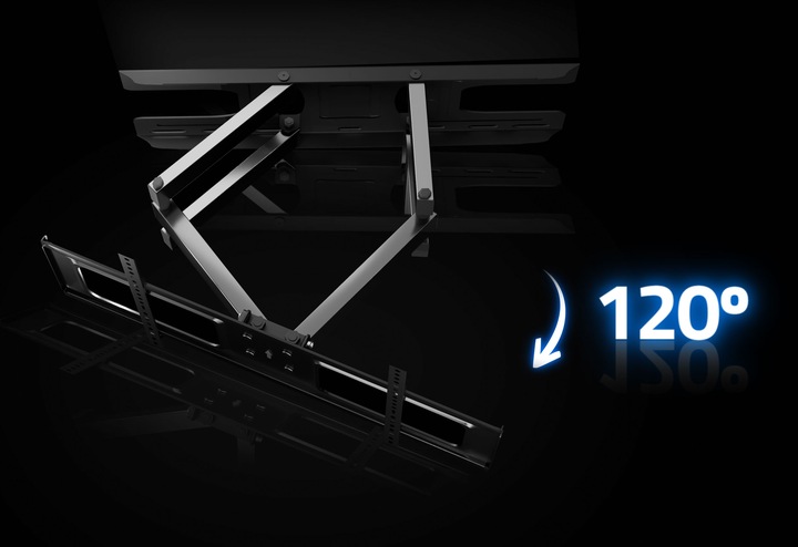 UCHWYT ŚCIENNY DO TELEWIZORA TV 23-60 cali wieszak obrotowy MEGA MOCNY