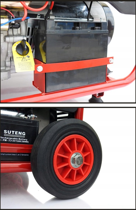 PROFESJONALNY AGREGAT PRĄDOTWÓRCZY 10,3kW EL-START AVR+ MIEDŹ STOJAN