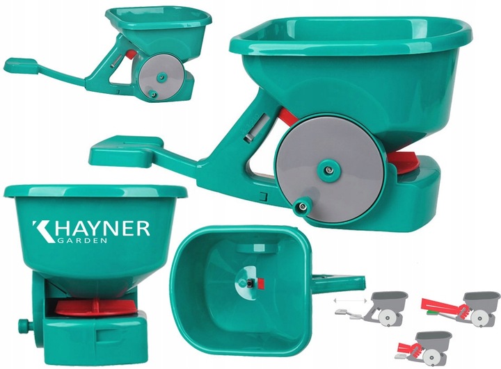 SIEWNIK DO TRAWY NAWOZU RĘCZNY ROZSIEWACZ Z WYSUWANYM WSPORNIKIEM 3 L