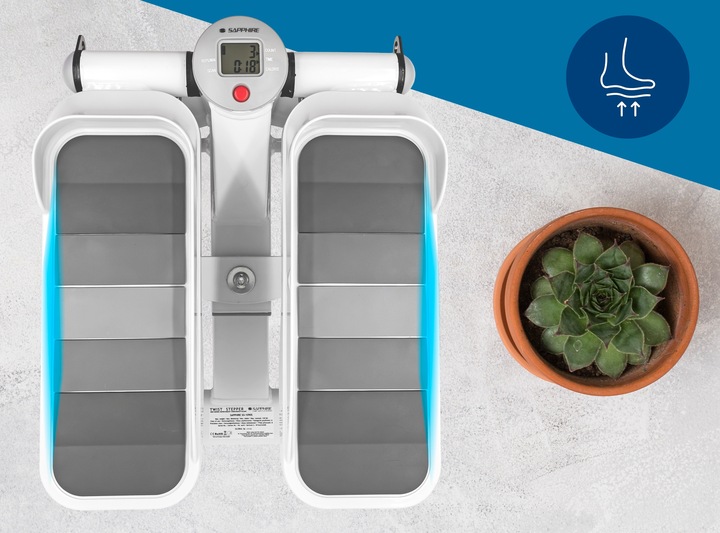 STEPPER SKRĘTNY step 2w1 steper z LINKAMI do ćwiczeń schody LICZNIK LCD