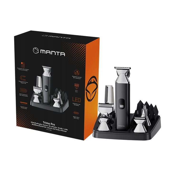 TRYMER MASZYNKA GOLARKA do strzyżenia golenia włosów brody nosa uszu