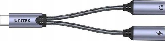 Unitek USB-C na 2 x port USB-C audio i 18W