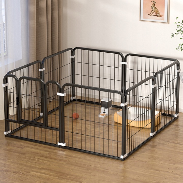 Kojec dla Psów zwierząt Zagroda Wybieg Klatka 8 paneli 80cm