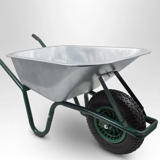 Taczka stalowa budowlana ogrodowa ocynkowana 120L 250 kg