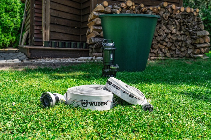 WĄŻ STRAŻACKI MOCNY DO POMPY FAST-FIX MOCNY DŁUGI DO SZAMBA WODY 2"