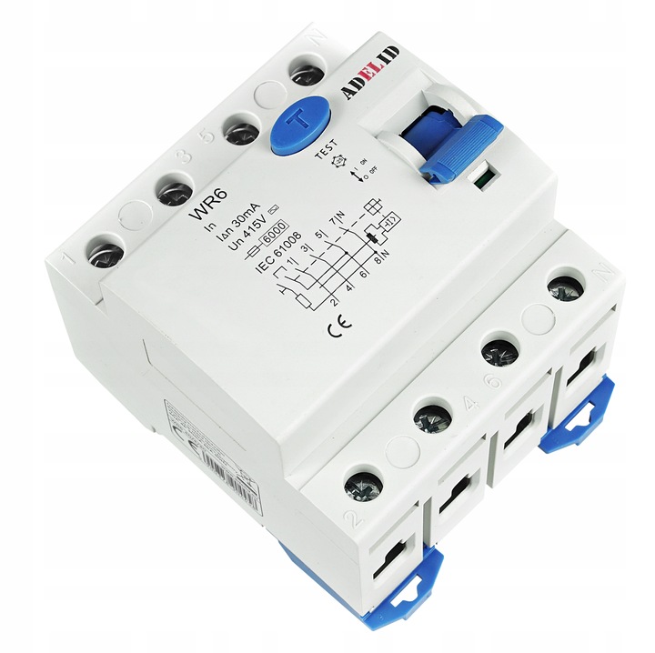 WYŁĄCZNIK RÓŻNICOWO-PRĄDOWY RÓŻNICÓWKA 25A 30mA 3F