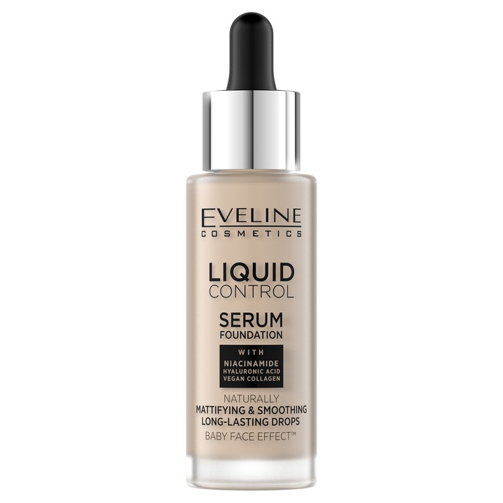 Eveline Cosmetics Liquid Control HD Podkład do twarzy nr 010 Light