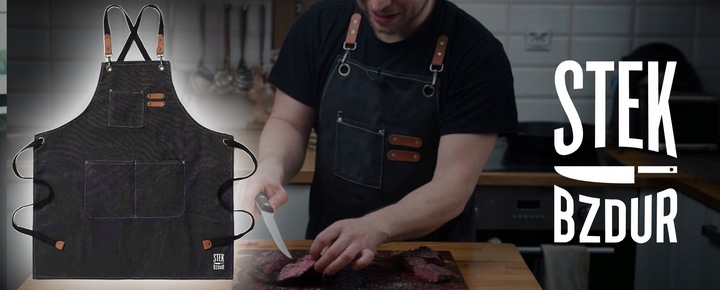 Fartuch Kuchenny StekBzdur Kelnerski Barmański Barberski dla Kucharza