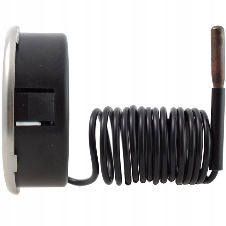 TERMOMETR TARCZOWY z kapilarą okrągły sonda 0-120