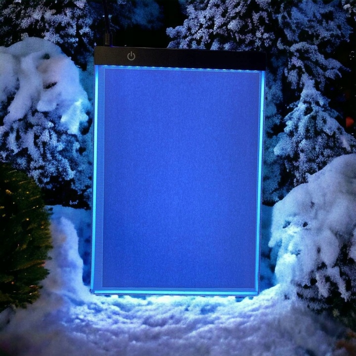 TABLET GRAFICZNY Deska Kreślarska Do Rysowania LED PREZENT DLA DZIECKA A4