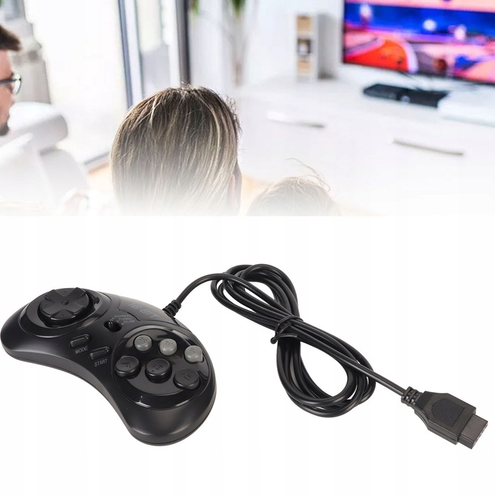 PAD GAMEPAD KONTROLER PRZEWODOWY SEGA 9 PIN