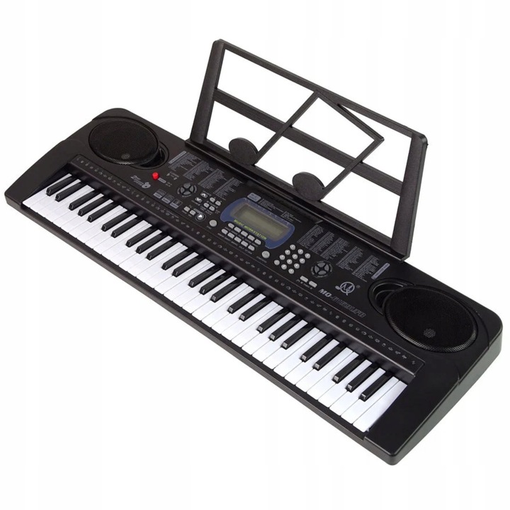 KEYBOARD ORGANY PIANINO DLA DZIECI DO NAUKI 61KL USB FM Bluetooth+ MIKROFON
