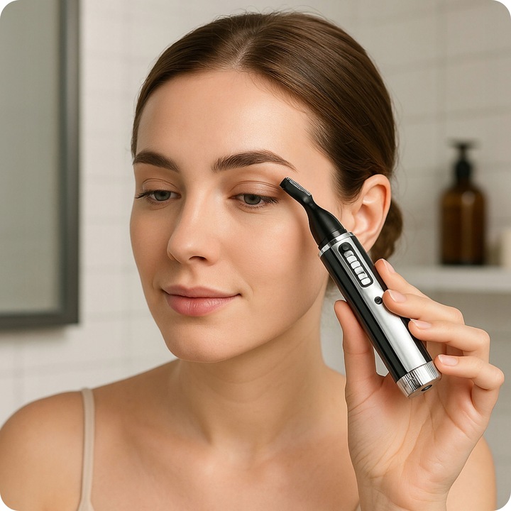 TRYMER GOLARKA DO NOSA USZU GOLENIE BRODY WŁOSÓW ZAROSTU 4w1 MOCNY