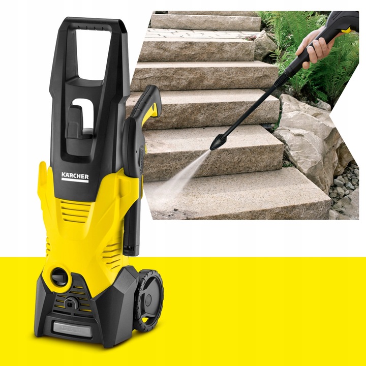 Myjka ciśnieniowa Karcher K3 120 bar do kostki brukowej samochodu