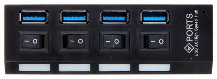 Rozgałęźnik HUB-USB3.0-1/4 na 4 gniazda