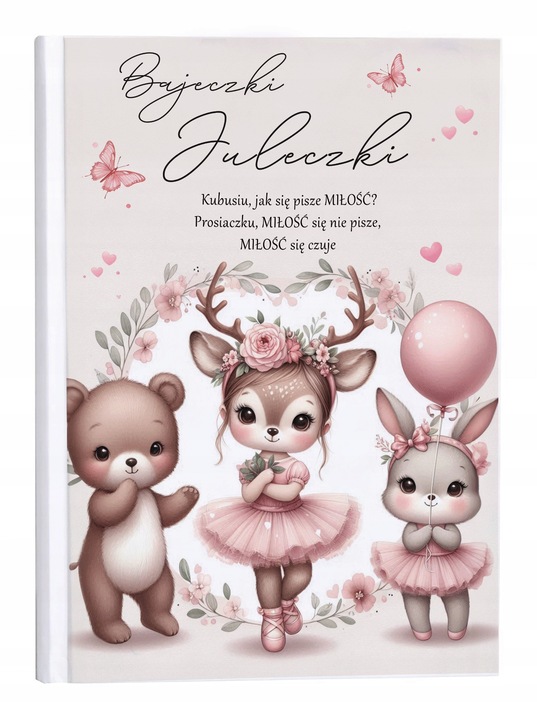 Bajki dla dzieci prezent na Roczek Chrzest Urodziny Imię dziecka