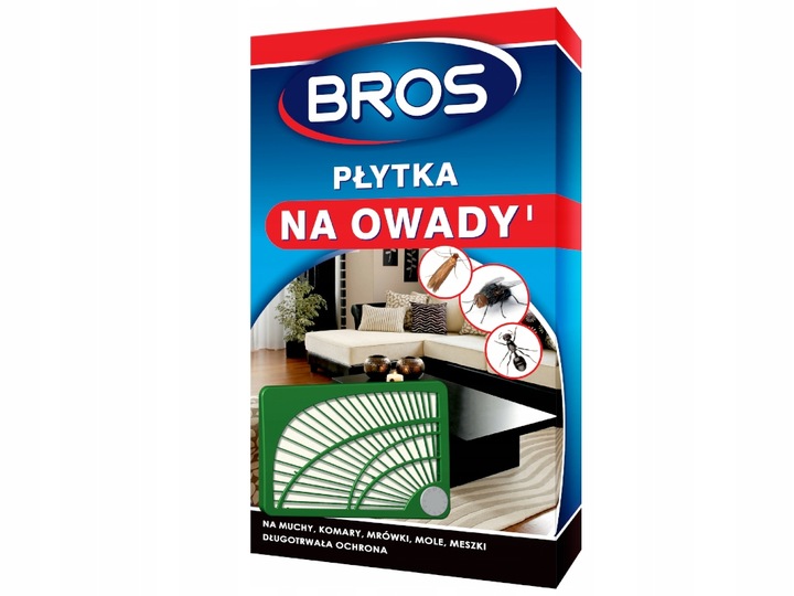 PŁYTKA na OWADY MOLE KOMARY MESZKI MUCHY Bros