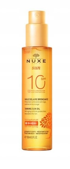 NUXE Sun olejek do opalania do twarzy i ciała SPF 10 150ml