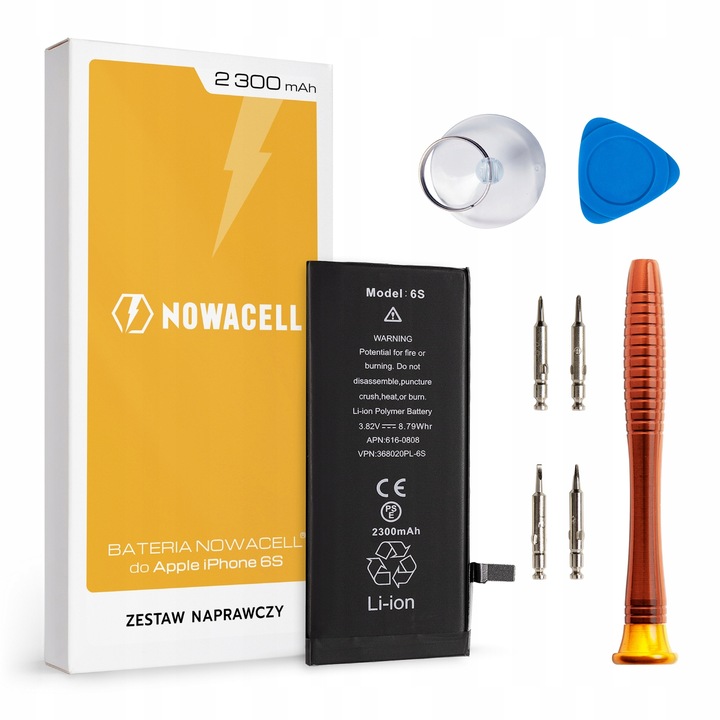 Bateria NOWACELL do iPhone 6S - większa pojemność