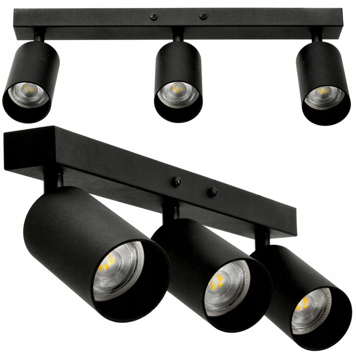 Lampa sufitowa szyna oprawa halogenowa LED 3x GU10