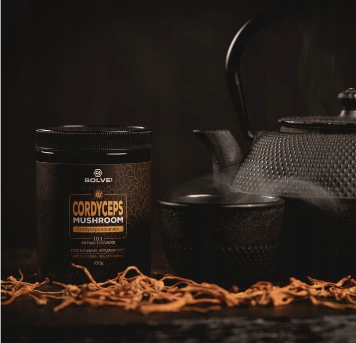 SOLVE LABS Cordyceps Maczużnik Chiński 10:1 proszek 100g