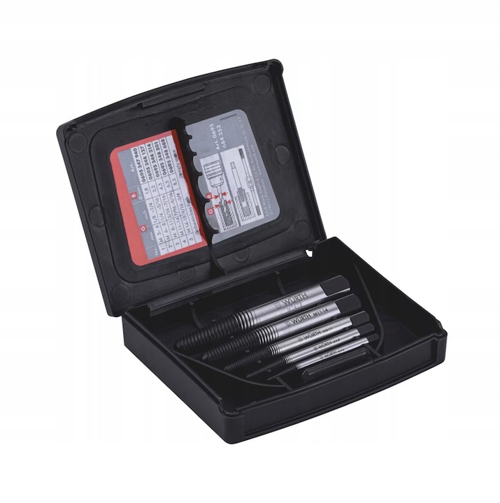 Zestaw Wykrętaków do Urwanych Śrub Wykrętaki M3 - M18 5 szt. Wurth