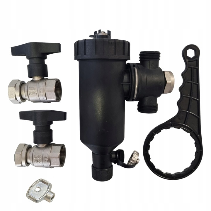 FILTR MAGNETYCZNY SEPARATOR ZANIECZYSZCZEŃ IBO 1'' IBF DN25 KLUCZ