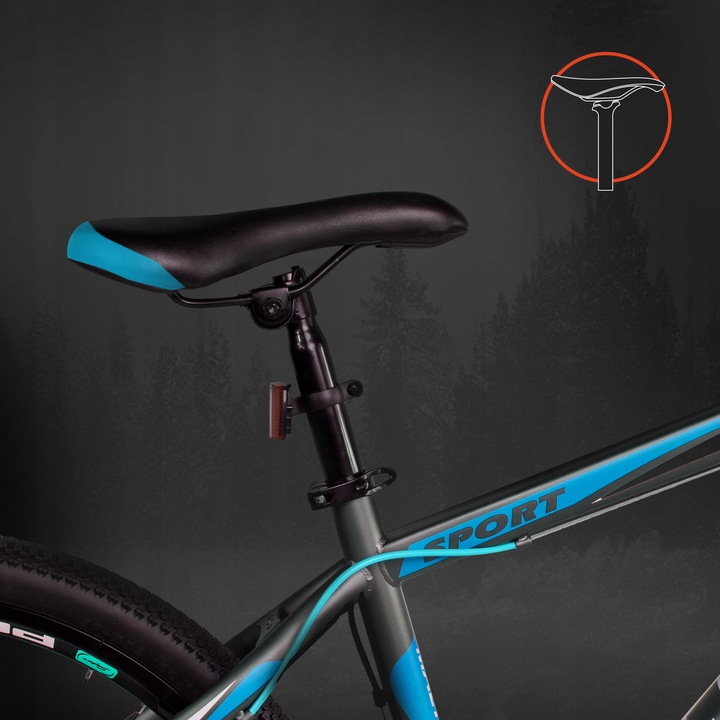 ROWER GÓRSKI MTB 26 SHIMANO 21 BIEGÓW SHIMANO 2xTarcze RAMA 18,5" KOŁA 26"