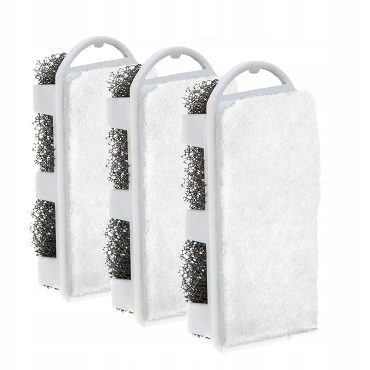 ZESTAW 3 WYMIENNYCH FILTRÓW DO POIDEŁKA MARKI COMFY ŚWIETNA FILTRACJA WODY