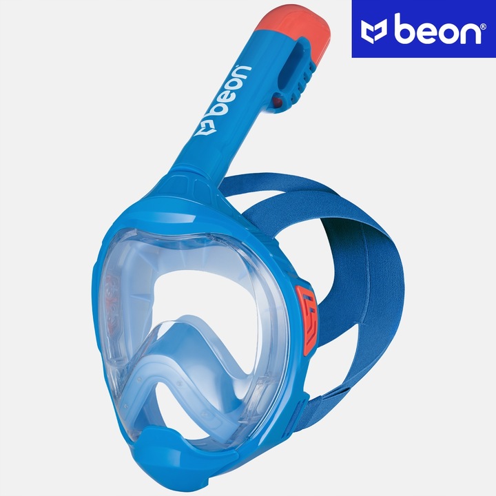 MASKA DO NURKOWANIA DLA DZIECI PEŁNOTWARZOWA DO SKORKELINGU PŁYWANIA BEON