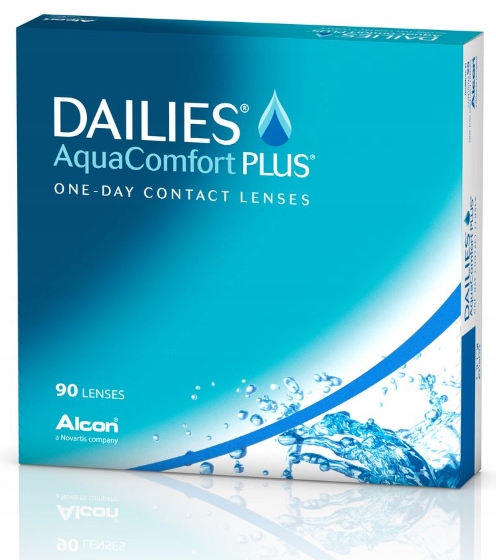 Dailies AquaComfort Plus, 90 szt. -1.75