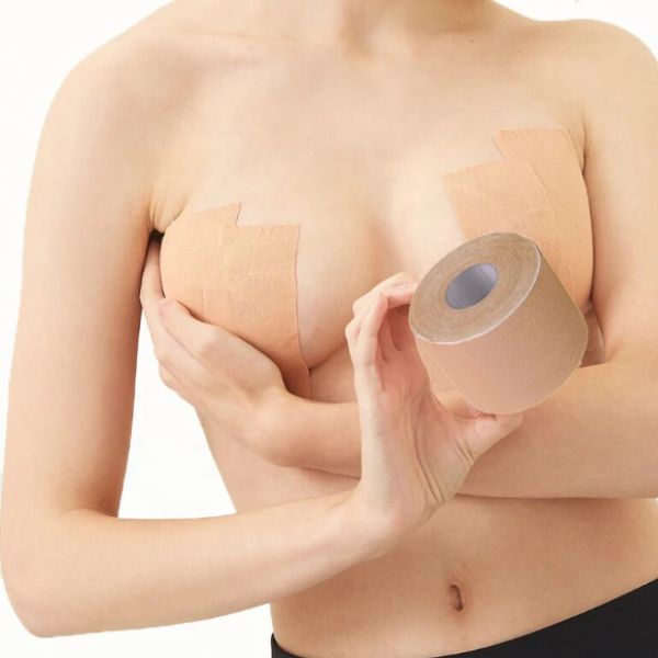 ORYGINALNA TAŚMA UNOSZĄCA PODTRZYMUJĄCA MODELUJĄCA BIUST SUKNIA GOŁE PLECY