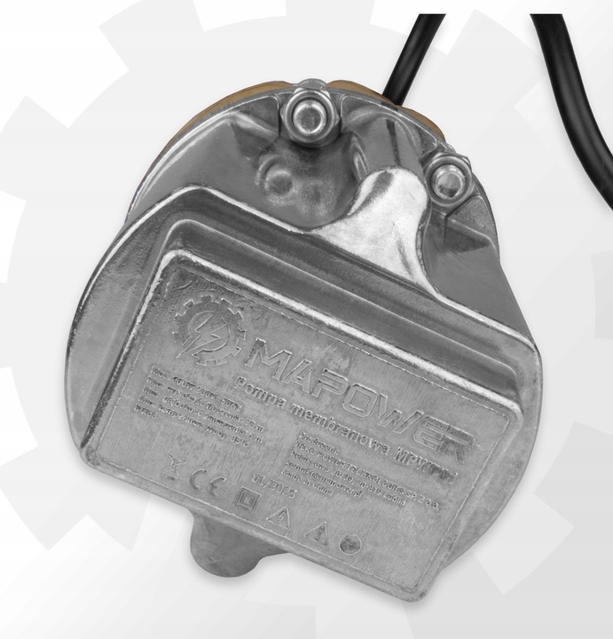 POMPA DO WODY CZYSTEJ GŁĘBINOWA ZATAPIALNA RUSKA NUREK MEMBRANOWA 600W