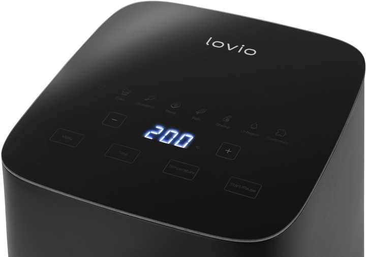 FRYTKOWNICA BEZTŁUSZCZOWA AIR FRYER FRYTOWNICA LOVIO 5L 8 PROGRAMÓW