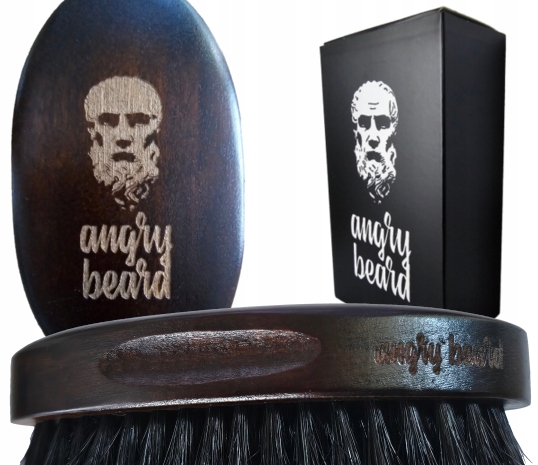 Zestaw Szampon Odżywka Olejek BY MY BEARD + Szczotka Angry Beard Do Brody