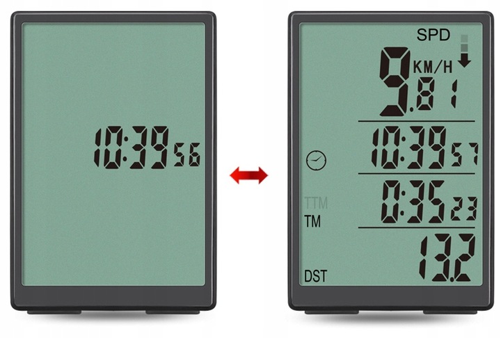 BEZPRZEWODOWY LICZNIK ROWEROWY PRĘDKOŚCIOMIERZ PODŚWIETLENIE DO ROWERU