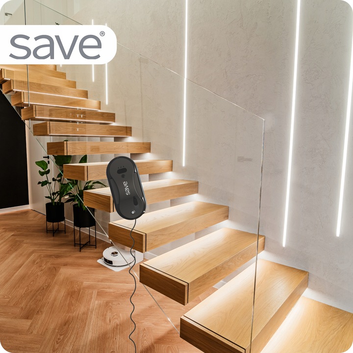 ROBOT DO OKIEN SZYB LUSTER MYJKA DO OKIEN Inteligentny Myjący Okna