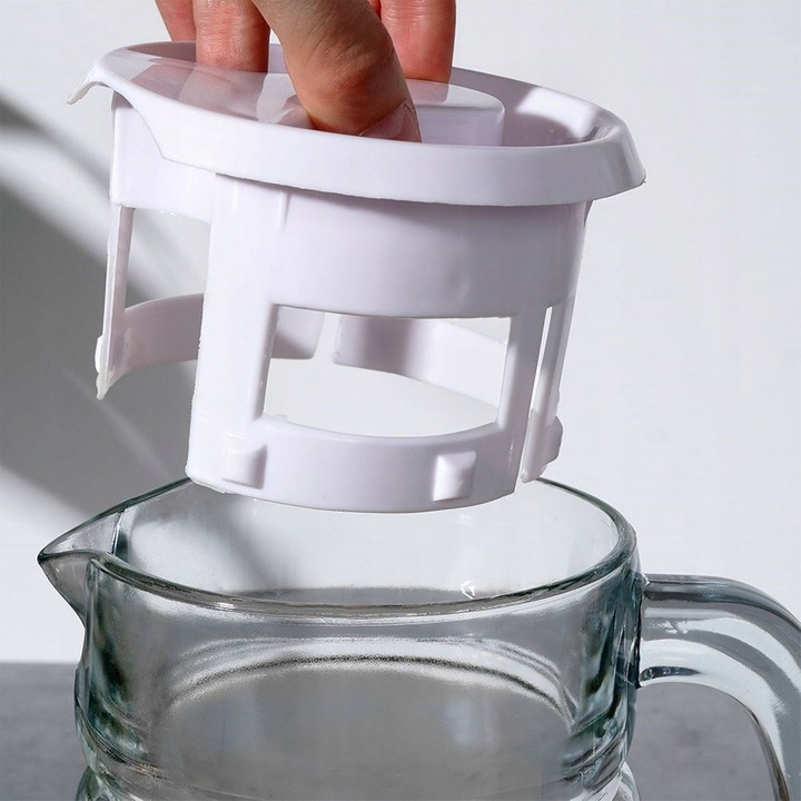 Dzbanek NA NAPOJE wodę sok lemoniadę do napojów szklany z pokrywką