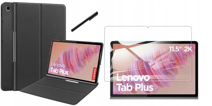 ETUI + SZKŁO HARTOWANE + RYSIK do Lenovo Tab Plus TB351FU 11,5" 2024