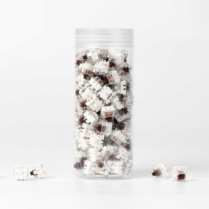 Keychron Super Switch Brown Przełączniki do Klawiatury Mechanicznej 110 szt