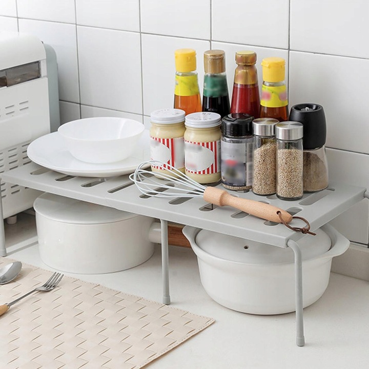 Rozsuwana Półka Kuchenna Organizer Szafka Blat Przyprawy Buty Regał