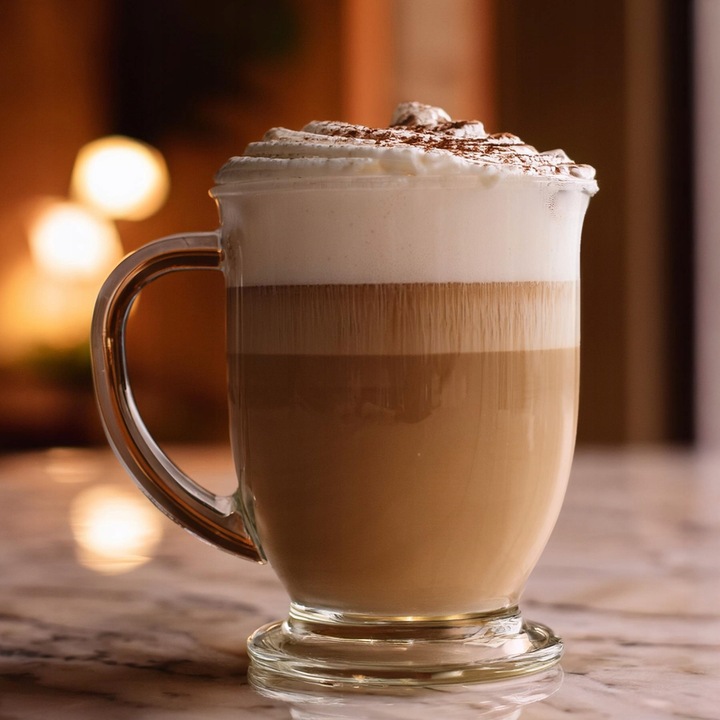 Szklanki z uchem GLASMARK zestaw 6szt duży pojemny kawę latte herbatę