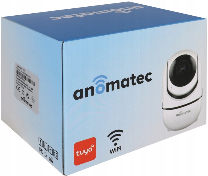 KAMERA BEZPRZEWODOWA WIFI WEWNĘTRZNA NIANIA IP 4MPX APLIKACJA TUYA ANOMATEC