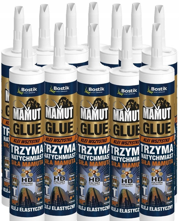 MAMUT GLUE KLEJ UNIWERSALNY MONTAŻOWY BIAŁY 290 ml BOSTIK