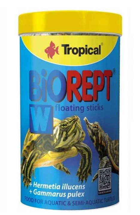 TROPICAL BIOREPT W POKARM DLA ŻÓŁWI WODNYCH I ZIEMNOWODNYCH 1000ml 300g