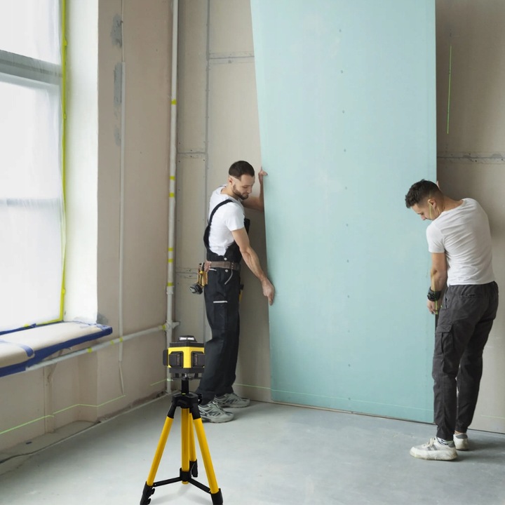 POZIOMNICA LASEROWA POZIOMICA 4D 16 LINII KRZYŻOWA 360 LASER ZESTAW